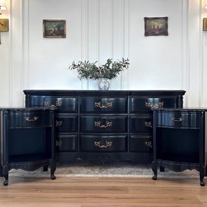 Wood Dresser and Nightstand Set - Etsy Wood Dresser and Nightstand Set - Etsy