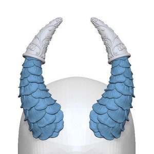 Digital 3D Model for Petal Horns and Decorative Tips | Willow
