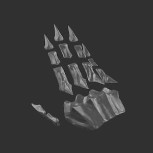 Digital 3D Model for Sealed Ahamkara&#39;s Grasps Hands