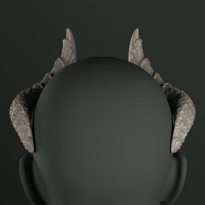 Digital 3D Model for Large Horns | Lilith - Etsy