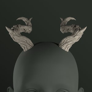 Digital 3D Model for Thorn Horns | Hazel