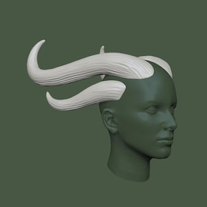 Digital 3D Model for Shapeshifter Horns | Flemeth