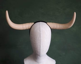 Cuernos para disfraz de vaca de las Tierras Altas/Hamish