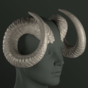 Digital 3D Model for Large Horns | Kallista