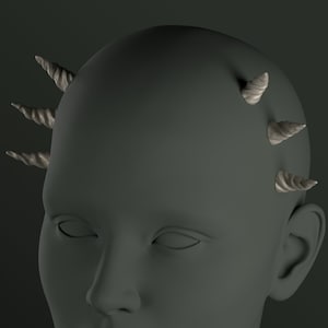 Digital 3D Model for Alien Horns | Jecki