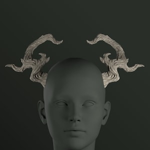 Digitales 3D Modell für Hörner aus Holz | Sumitha