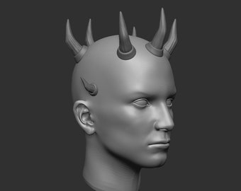 Digital 3D Model for Alien Horns | Zabrack