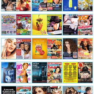 Okładki magazynów miniaturowych z lat 2000. - skala 12. i 6. dla domków dla lalek / lalek modowych / figurek akcji / dioram itp. - do pobrania w wersji cyfrowej