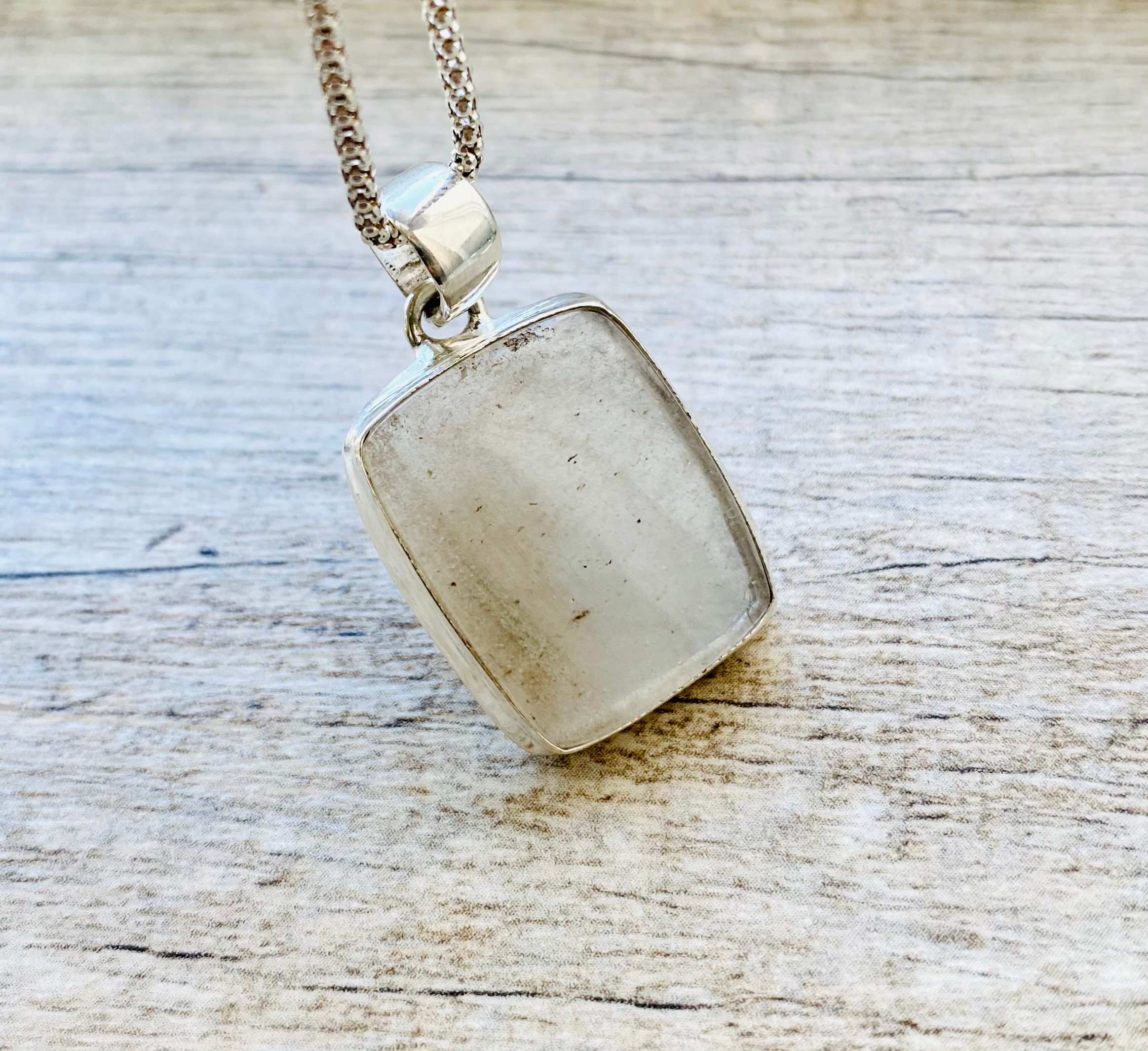 Rare Genuine Natural Libyan Desert Glass Pendant Golden Tektite Genuine Libyan Desert Glass Necklace 925 Sterling Silver Necklace