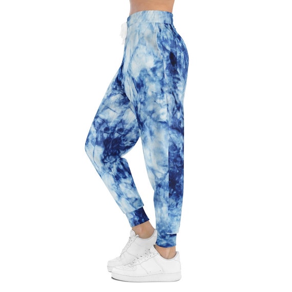 Navy tie dye sweatpants best sale