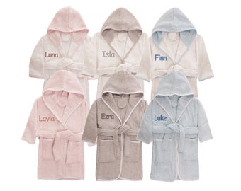 personalised terry towelling dressing gown