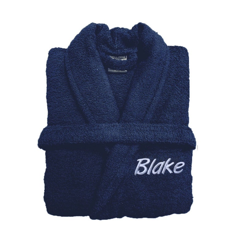 personalised towelling robe