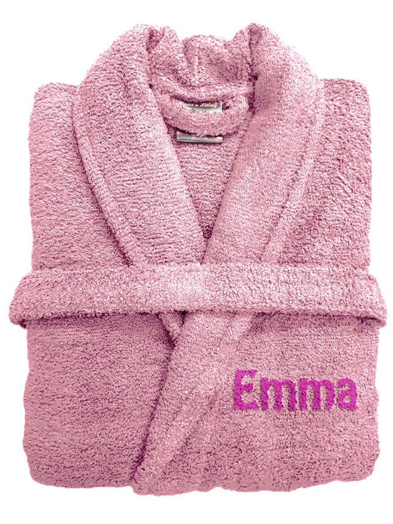 personalised toweling robe