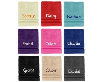 Personalised Bath Towels Boys and Girls Swimming Towel School PE