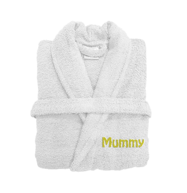 personalised toweling robe