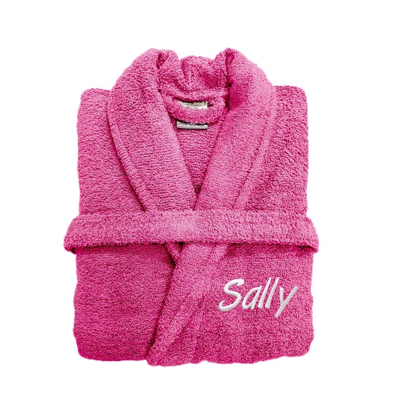 personalised toweling robe