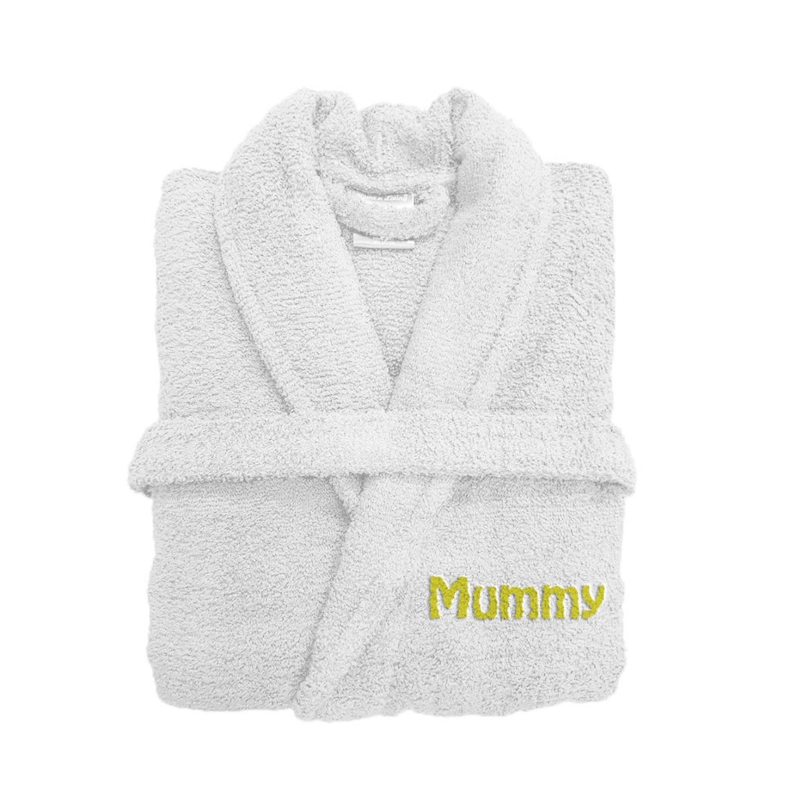 Personalised Embroidered Towelling Robe 550 GSM 100 Egyptian Etsy UK