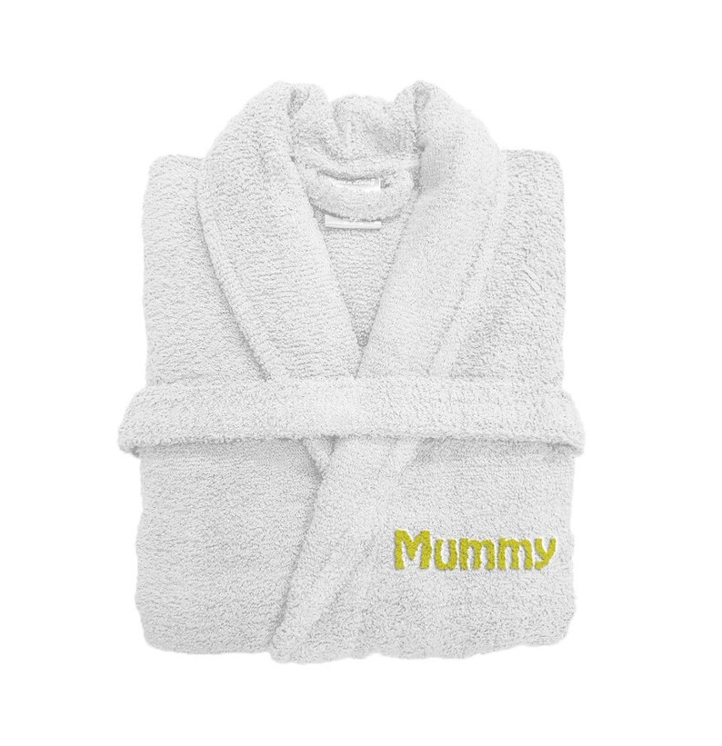 personalised toweling robe
