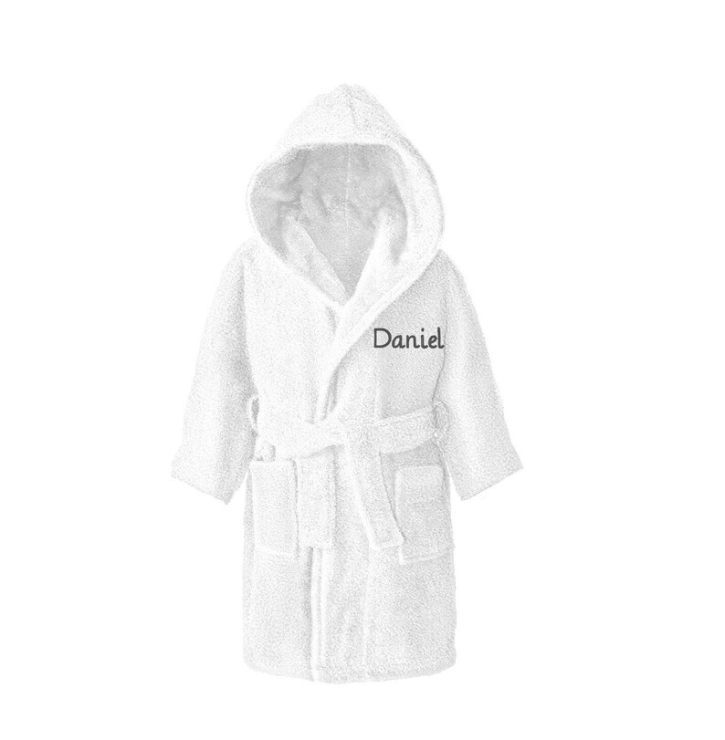 personalised toweling robe