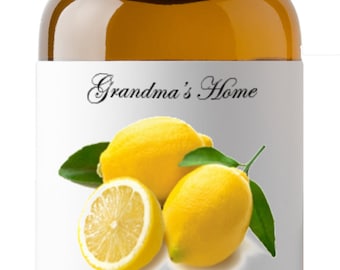 Pure Lemon Oil - 5mL+ Grandma'sHome 100% Organic Natural Therapeutic Aromatherapy Grade Essential Oils