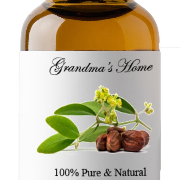 Golden Jojoba Oil - 5mL+ Grandma's Home 100% Organic, Pure and Natural Therapeutic Aromatherapy Grade Essential Oils