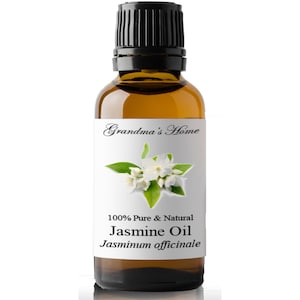 Jasmine Oil - 5 mL up to 16 oz Grandma&#39;s Home 100% Pure and Natural Therapeutic Aromatherapy Grade Essential Oils