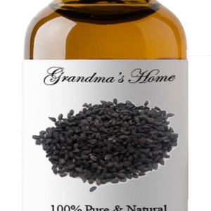 Black Cumin Seed Oil - 15mL+ Grandma&#39;s Home 100% Pure and Natural Therapeutic Aromatherapy Grade Essential Oils
