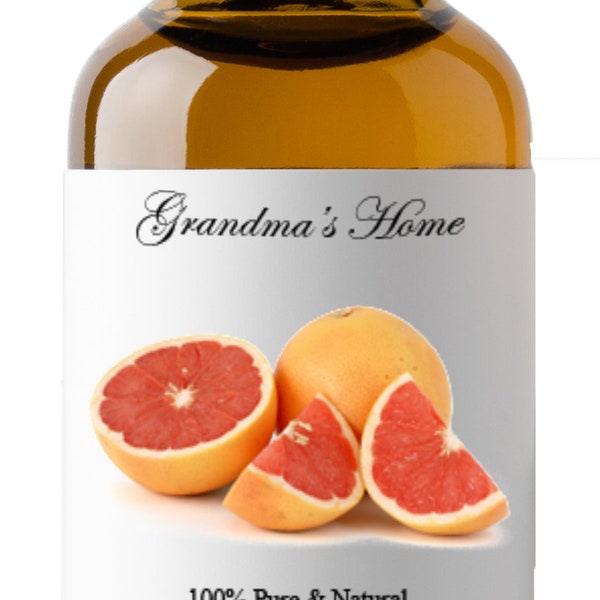 Pink Grapefruit- 5mL+ Grandma's Home 100% Pure and Natural Therapeutic Aromatherapy Grade Essential Oils