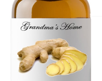 Pure Ginger Oil - 5mL+ Grandma's Home 100% Organic, Pure and Natural Therapeutic Aromatherapy Grade Essential Oils