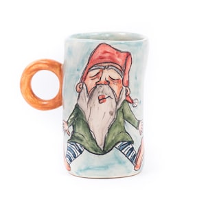 Christmas gnome coffee cup, Unique Christmas gifts for women, Holiday gifts for friends, I love Christmas mug, Personalized Christmas gift