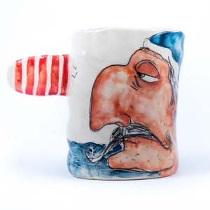 Sailor gifts Ceramic mug for him, Personalized gift, Funny mug, Funny gifts for men, Custom mug, Handmade ceramic mug, Personalized mug