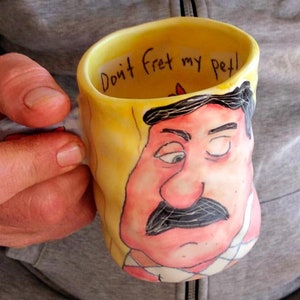 Ceramic mug for him, Personalized gift, Funny mug, Funny gifts for men, Custom mug, Handmade ceramic mug, Personalized mug, Men&#39;s coffee cup