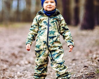 KID'S SOFTSHELL OVERALL Softshell Outdoor Kids Outdooroverall Jumpsuit