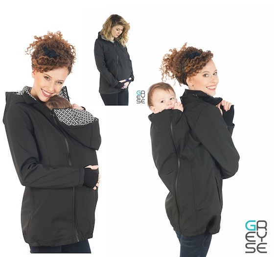 maternity and babywearing coat