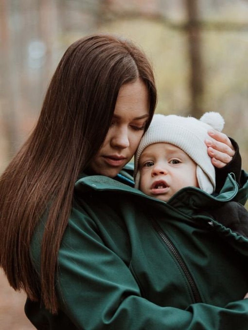 Veste de maternité Babywearing - Créatrice ETSY : GREYSE