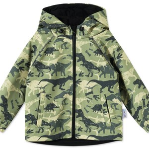 Kids Softshell Jacket Greyse outdoor jacket windproof waterproof with hood and pockets Boys Girls Rain Jacket image 2