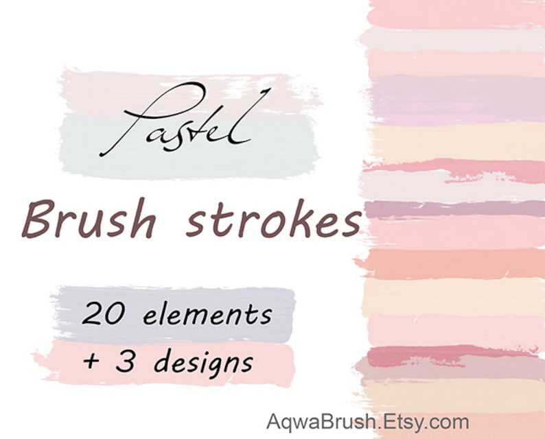 Brush strokes Pastel clipart - Commercial use beige light nude color ecru grey natural stripes brushsrtoke - dry brush acrylic digital png 