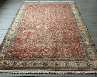 FREE SH\u0130PP\u0130NG!! Vintage rug turkish hand made rug anatol\u0131an rug 2.8\u00d74.4 feet