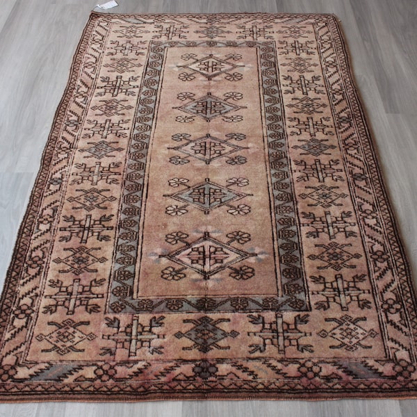 Pink Vintage Rugs Etsy