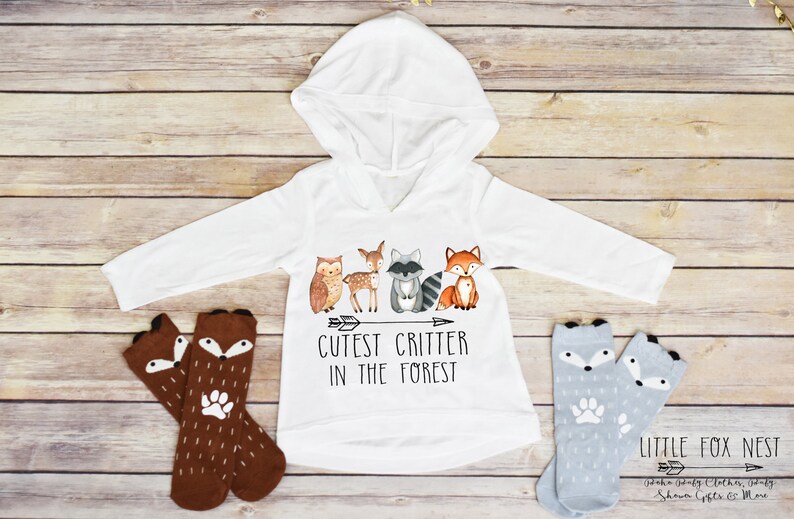 woodland animal baby boy clothes
