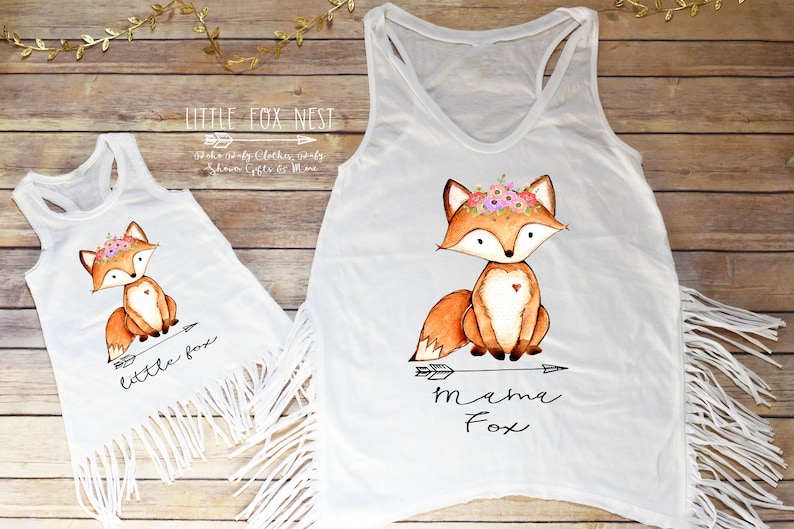 Fox Birthday Shirt Fox Shirts Fox Onesie\u00ae Daddy and Me Outfit Mommy and Me Outfit Matching Family Shirts Family Shirts