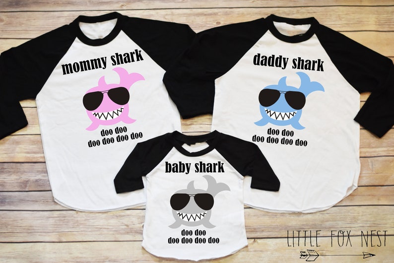 Free Free 235 Baby Shark Family Shirts Svg SVG PNG EPS DXF File