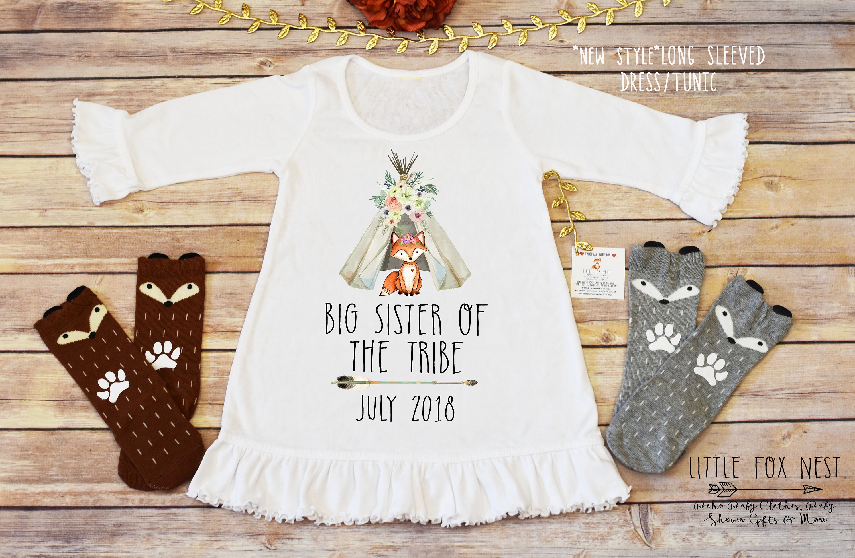 Big Sister Dress Big Sister Shirt Pregnancy Announcement Etsy