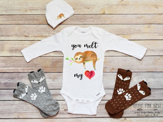 baby boy sloth outfit