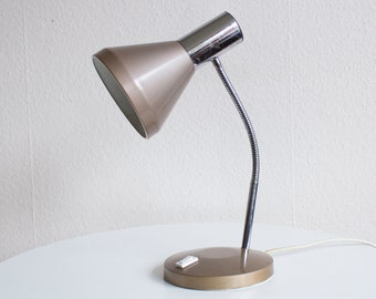 Vintage Schreibtischlampe mit Schwenkhals, Tischlampe, Retro, Sixties, Seventies, Pop, Space Age, Modern, Mcm,