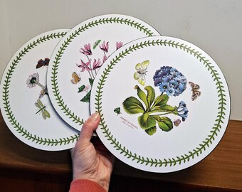 Coasters 3 pieces - Pimpernel Ø 24 cm - Collecting - Kitchen - Cyclamen - Primula - Bellis Perennis Daisy - Flowers - Flowers