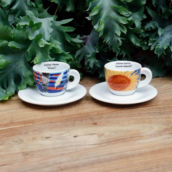 Tazza Da Caffè In Ceramica Con Cucchiaio Tazza Da Viaggio Con Nuvola Di Girasole Con Piattino - 8