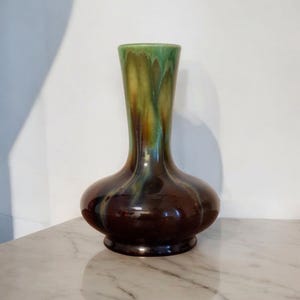 Vase vintage flammé - Art de la céramique - Vase