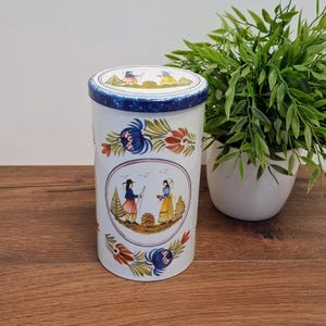 Vintage HB Henriot - Massily France / Biscuit - Rusk Tin / Can / Kitchen / Collectible