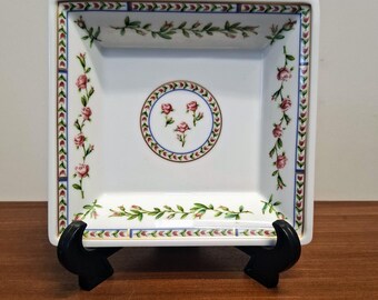 Square Dish - Vide-Poche - Raynaud & C Limoges France - Collecting - Decorative - France